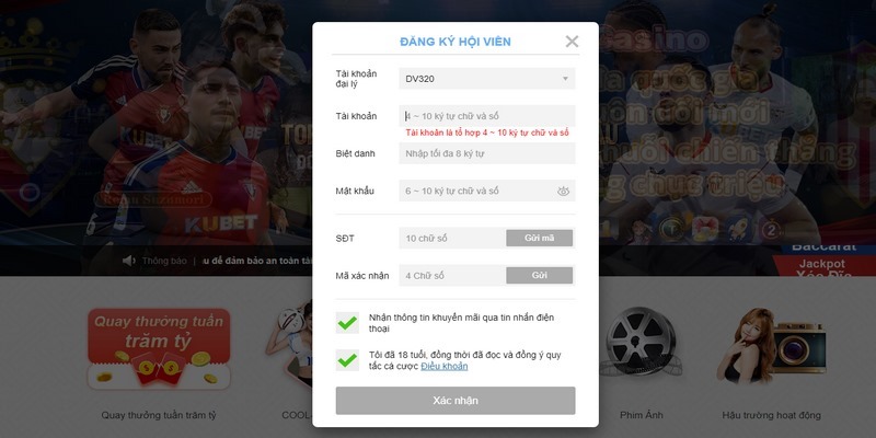 Đăng ký tài khoản chơi đá gà Ku11 siêu đơn giản