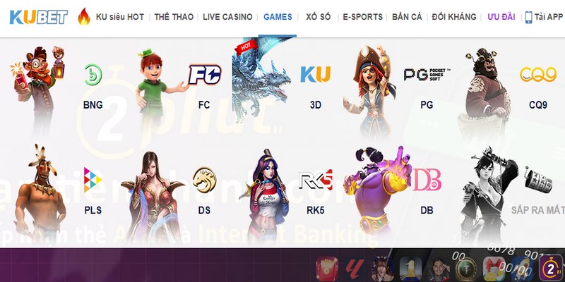 Game bài là sảnh game giải trí thú vị trên Ku11