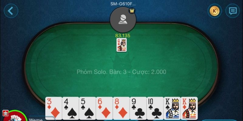 Luật ù trong bài Phỏm Ku11 cho người mới