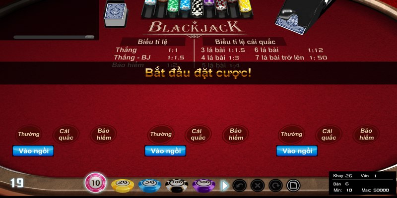 Xì dách là trò chơi đơn giản dễ thắng trên Ku11