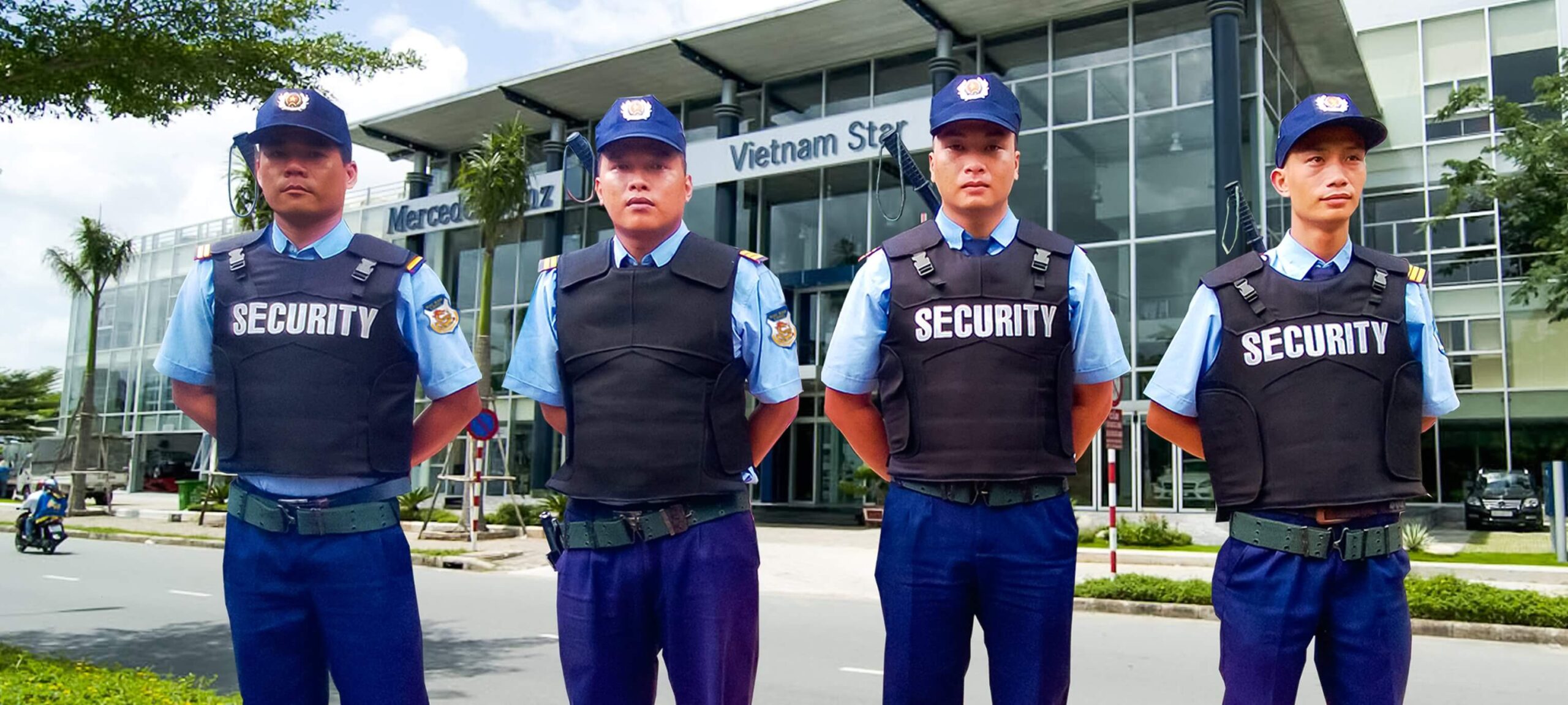 Đội ngũ bảo vệ chuyên nghiệp của công ty bảo vệ Đại Long Đội ngũ bảo vệ chuyên nghiệp của công ty bảo vệ Đại Long