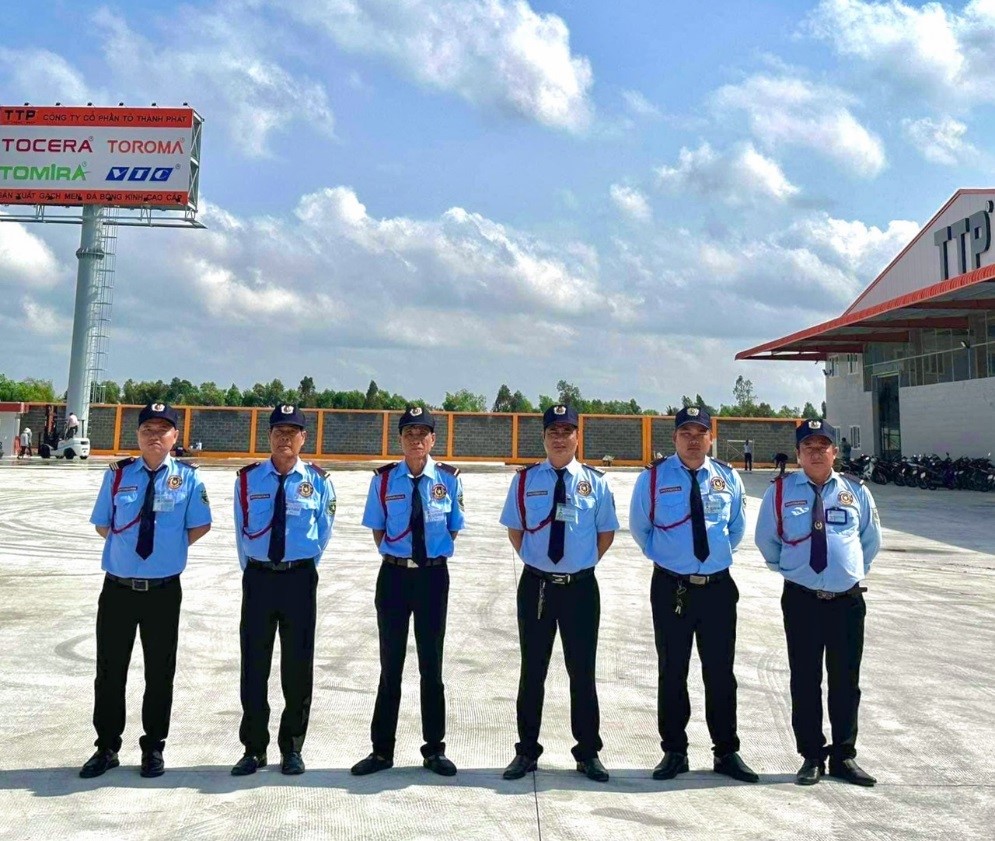 Công ty dịch vụ bảo vệ tại KCN Sông Bình 2