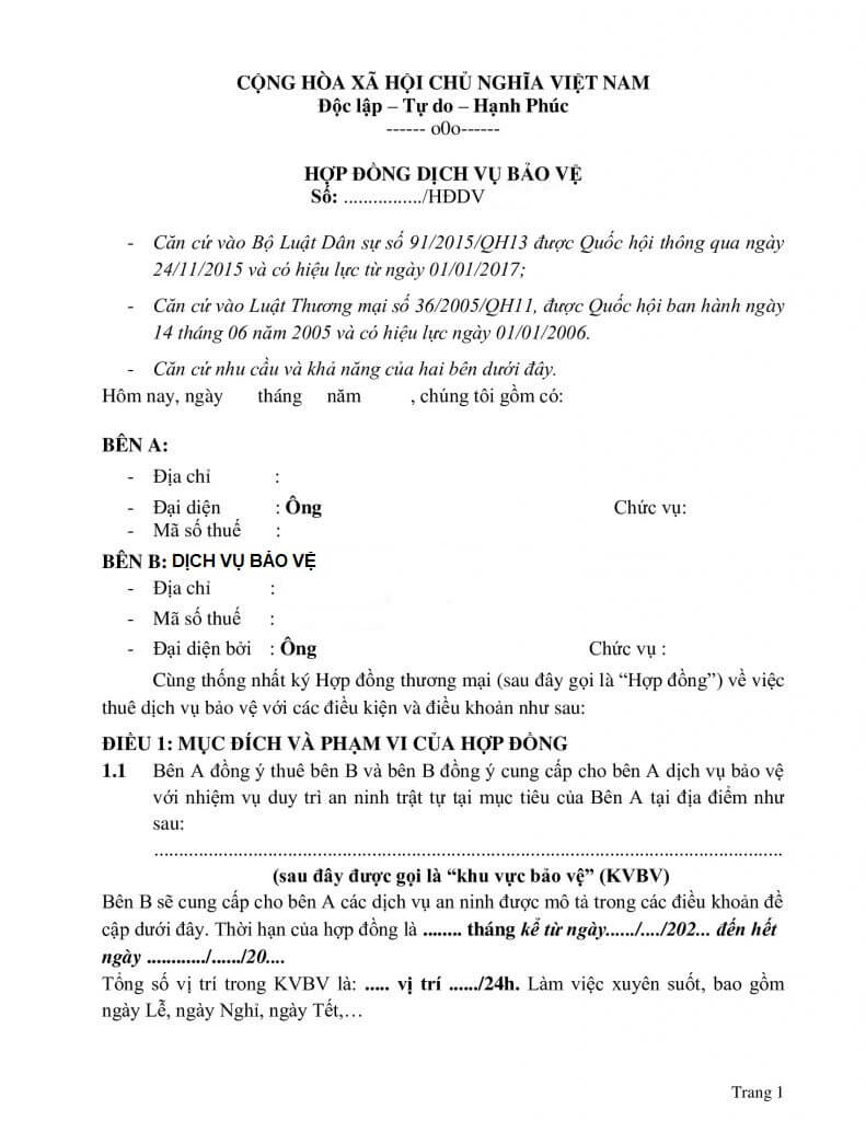 Đọc kỹ hợp đồng trước khi quyết định ký kết sử dụng dịch vụ Công ty dịch vụ bảo vệ tại Ninh Kiều 5