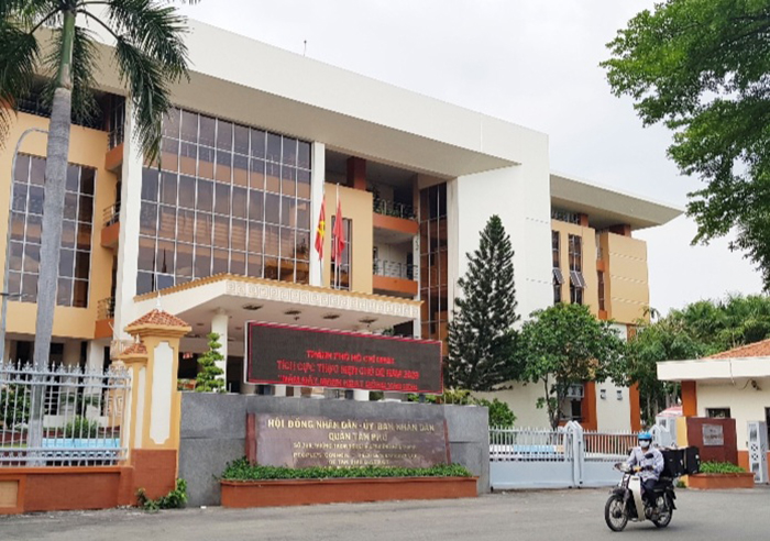 Thông tin địa chỉ và số điện thoại UBND Quận Tân Phú